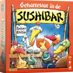 999 Games Buitenspelen & Spelletjes* Geharrewar in de Sushibar dobbelspel