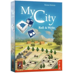 999 Games Buitenspelen & Spelletjes* My City Roll & Write dobbelspel