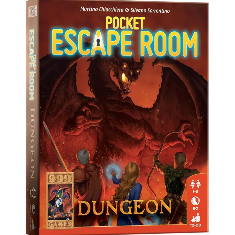 999 Games Buitenspelen & Spelletjes* Pocket Escape Room: Dungeon kaartspel