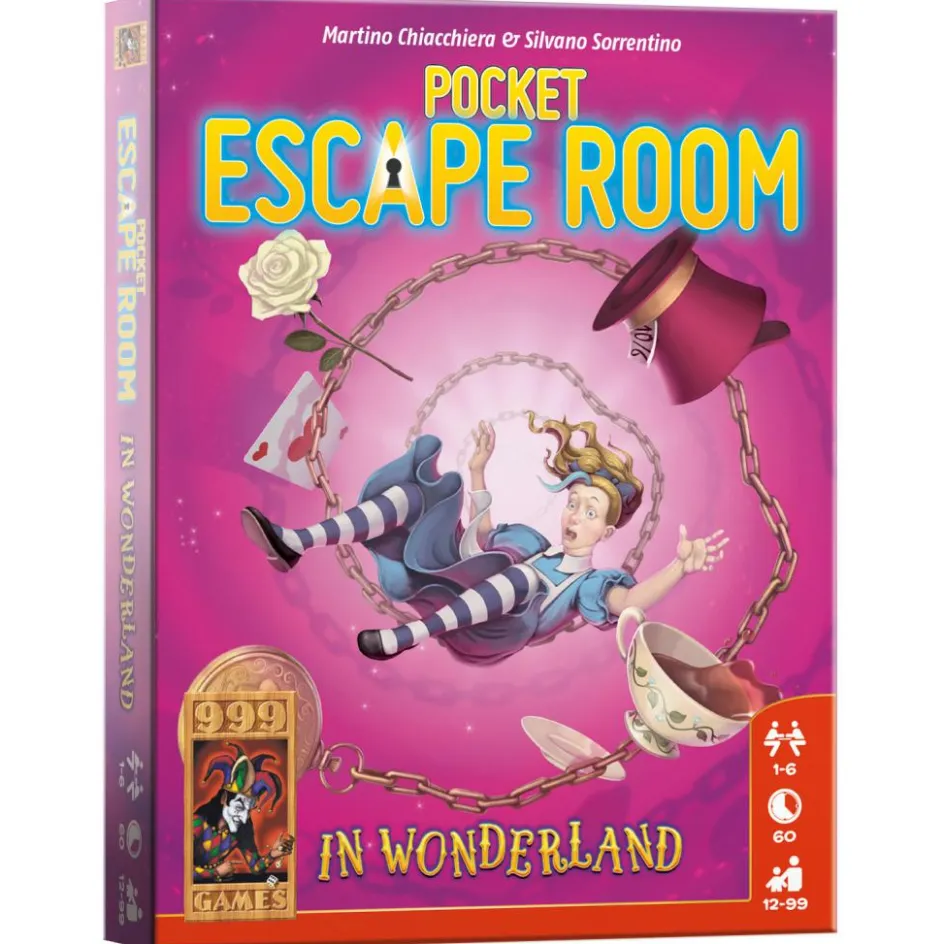 999 Games Buitenspelen & Spelletjes* Pocket Escape Room: in Wonderland