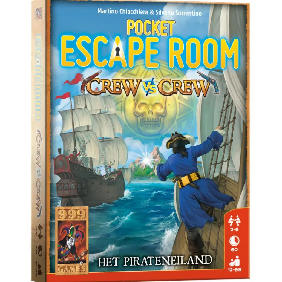 999 Games Buitenspelen & Spelletjes* Pocket Escape Room: Crew vs Crew