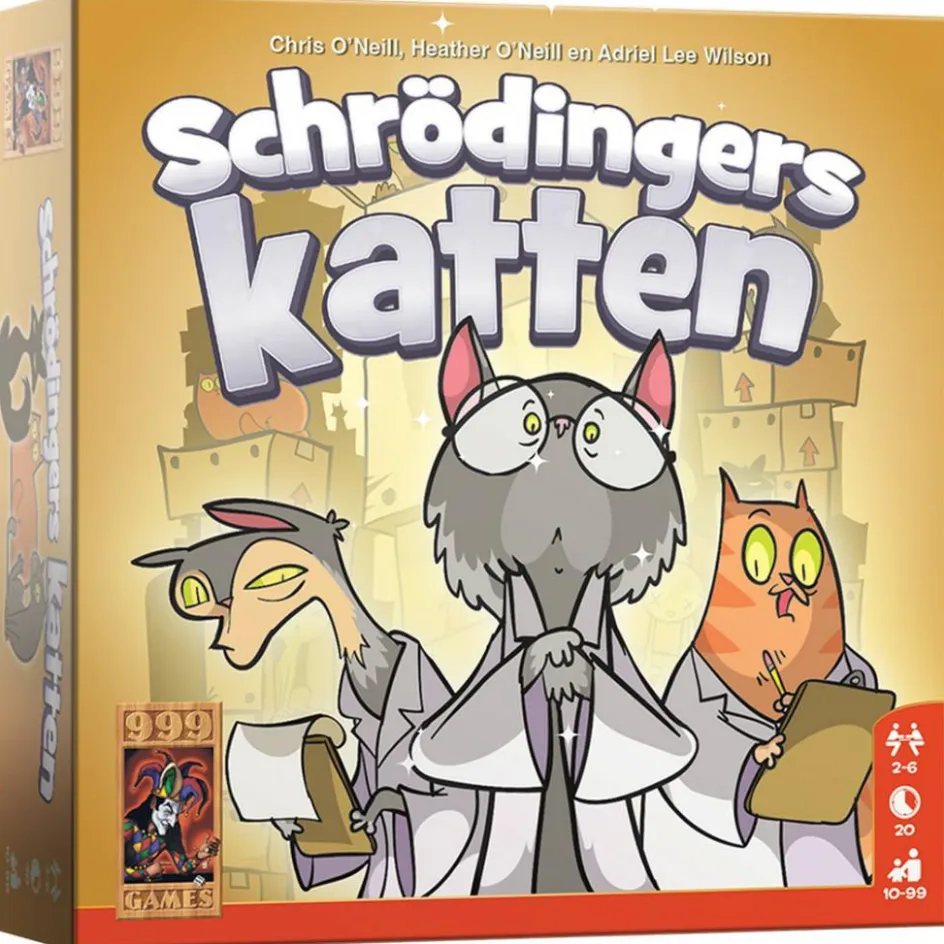 999 Games Buitenspelen & Spelletjes* Schrödinger's Katten kaartspel