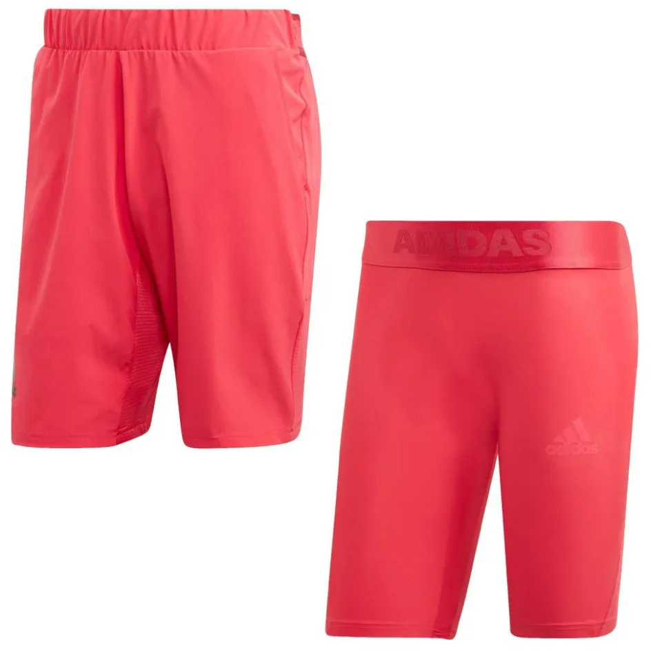 adidas Tenniskleding*2 in 1 HEAT.RDY tennisshort heren power pink
