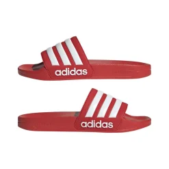 adidas Slippers|Badslippers*Adilette Shower slippers vivid red cloud white