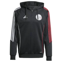 adidas Voetbalkleding*Ajax Tiro 24 hoodie heren black white bold red