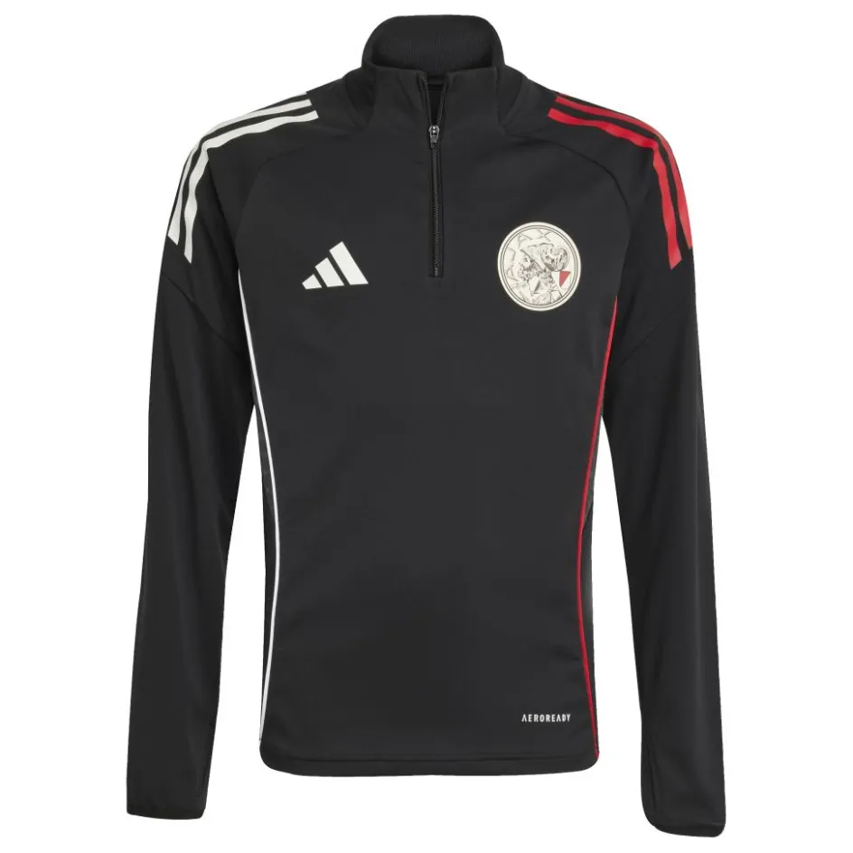 adidas Voetbalkleding*Ajax Tiro 25 trainingsshirt junior black white bold red