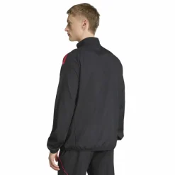 adidas Voetbalkleding*Ajax Tiro 25 trainingsjack heren black white bold red