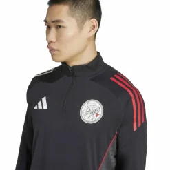 adidas Voetbalkleding*Ajax Tiro 25 trainingsshirt heren black white bold red