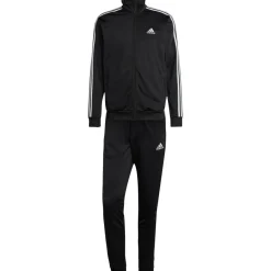 adidas Broeken*Basic 3-Stripes Tricot trainingspak heren black