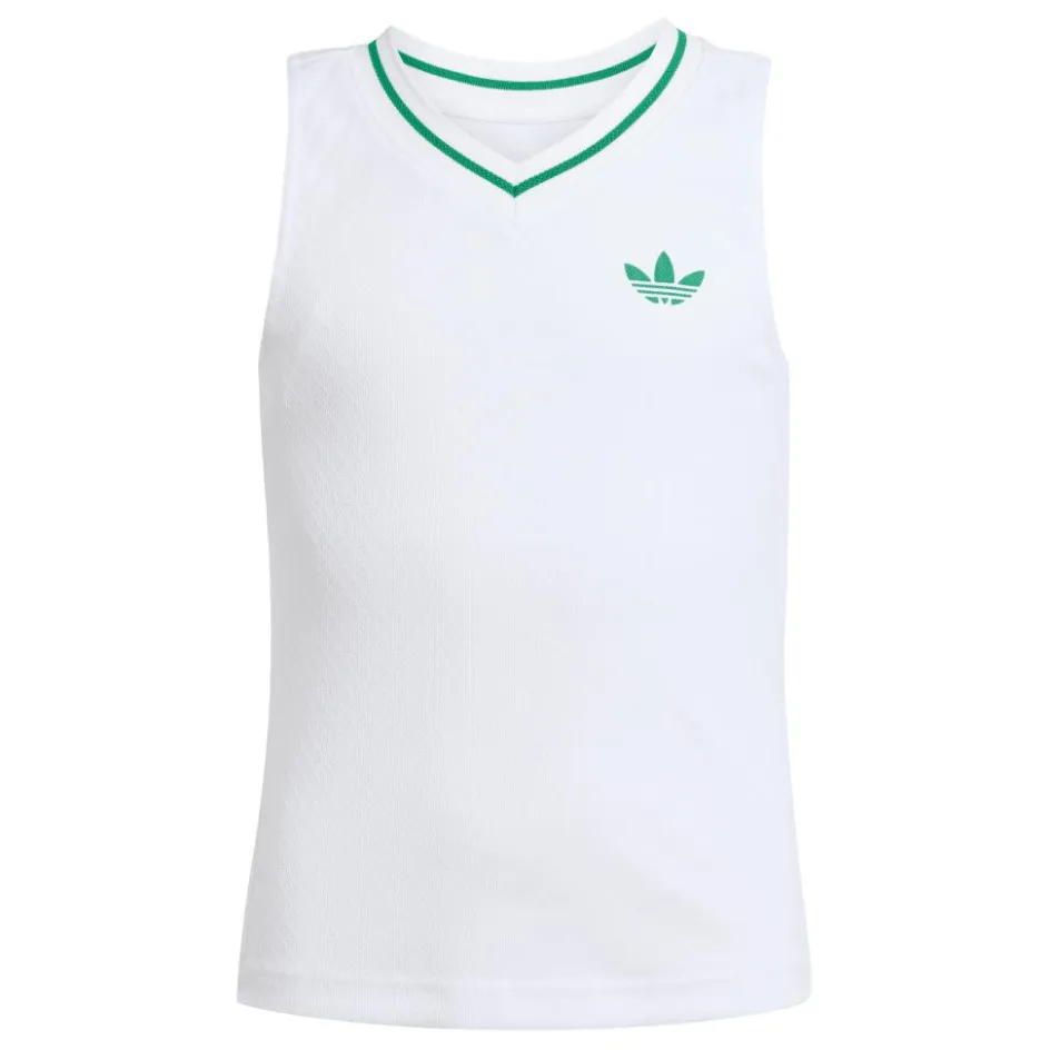 adidas Tenniskleding*Climacool tennis tanktop junior white