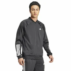 adidas Tenniskleding*Club 3-stripes knitted trainingsjack heren black