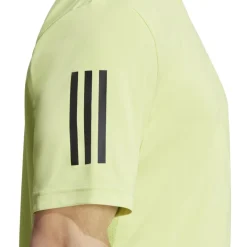 adidas Tenniskleding*Club 3-Stripes tennisshirt heren pulse lime