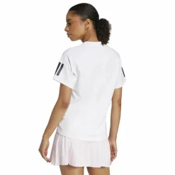 adidas Tenniskleding*Club 3-stripes tennisshirt dames white