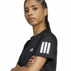 adidas Tenniskleding*Club 3-stripes tennisshirt dames black
