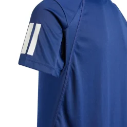 adidas Tenniskleding*Club 3-Stripes tennisshirt junior dark blue