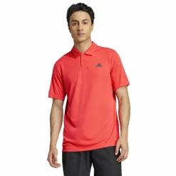 adidas Tenniskleding*Club tennispolo heren semi lucid red
