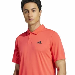 adidas Tenniskleding*Club tennispolo heren semi lucid red