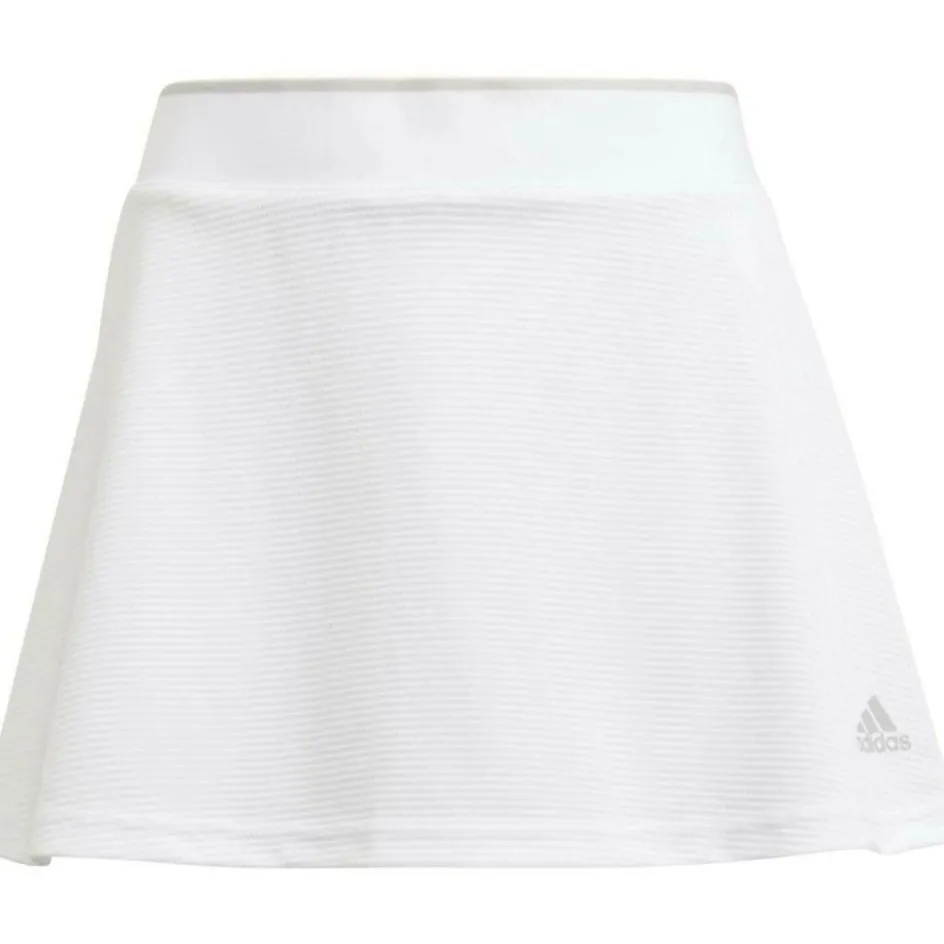 adidas Tenniskleding*Club tennisrokje junior white grey two
