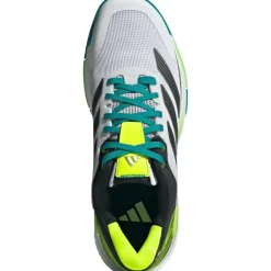 adidas Padelschoenen*Crazyquick Boost padelschoenen heren cloud white core black lime burst