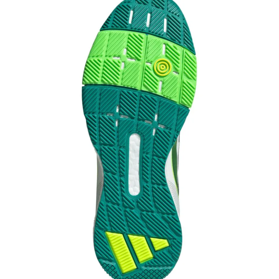 adidas Padelschoenen*Crazyquick Boost padelschoenen heren cloud white core black lime burst