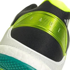 adidas Padelschoenen*Crazyquick Boost padelschoenen heren cloud white core black lime burst