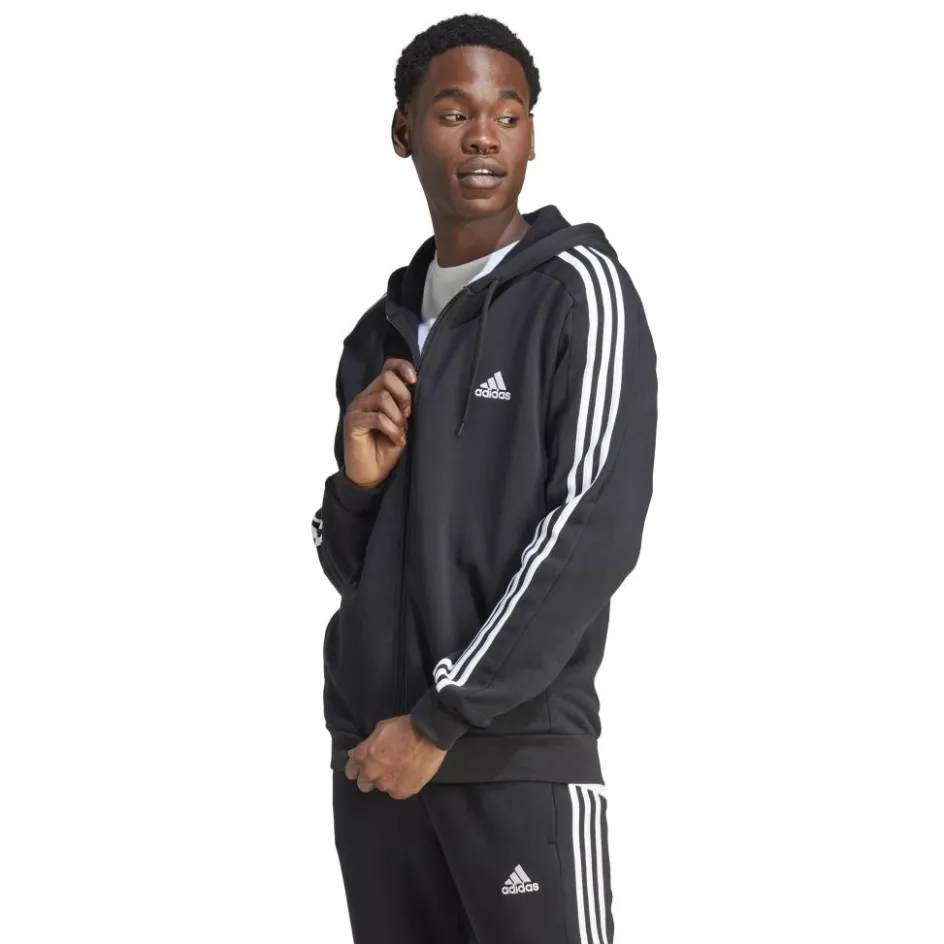 adidas Truien & Vesten*Essential Fleece 3-Stripes vest heren black