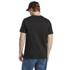 adidas Shirts, Polo's & Blouses*Essential Single Jersey 3-Stripes shirt heren black white