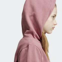 adidas Sport Trui*Essentials Small Logo fleece hoodie junior preloved crimson