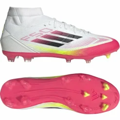 adidas Voetbalschoenen*F50 League FG MG Mid voetbalschoenen heren cloud white core black solar yellow