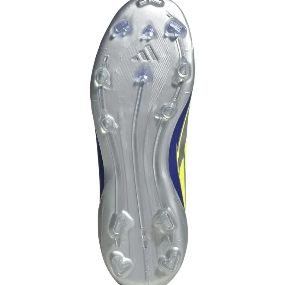 adidas Voetbalschoenen*F50 League Messi FG MG voetbalschoenen junior silver metallic solar yellow lucid blue