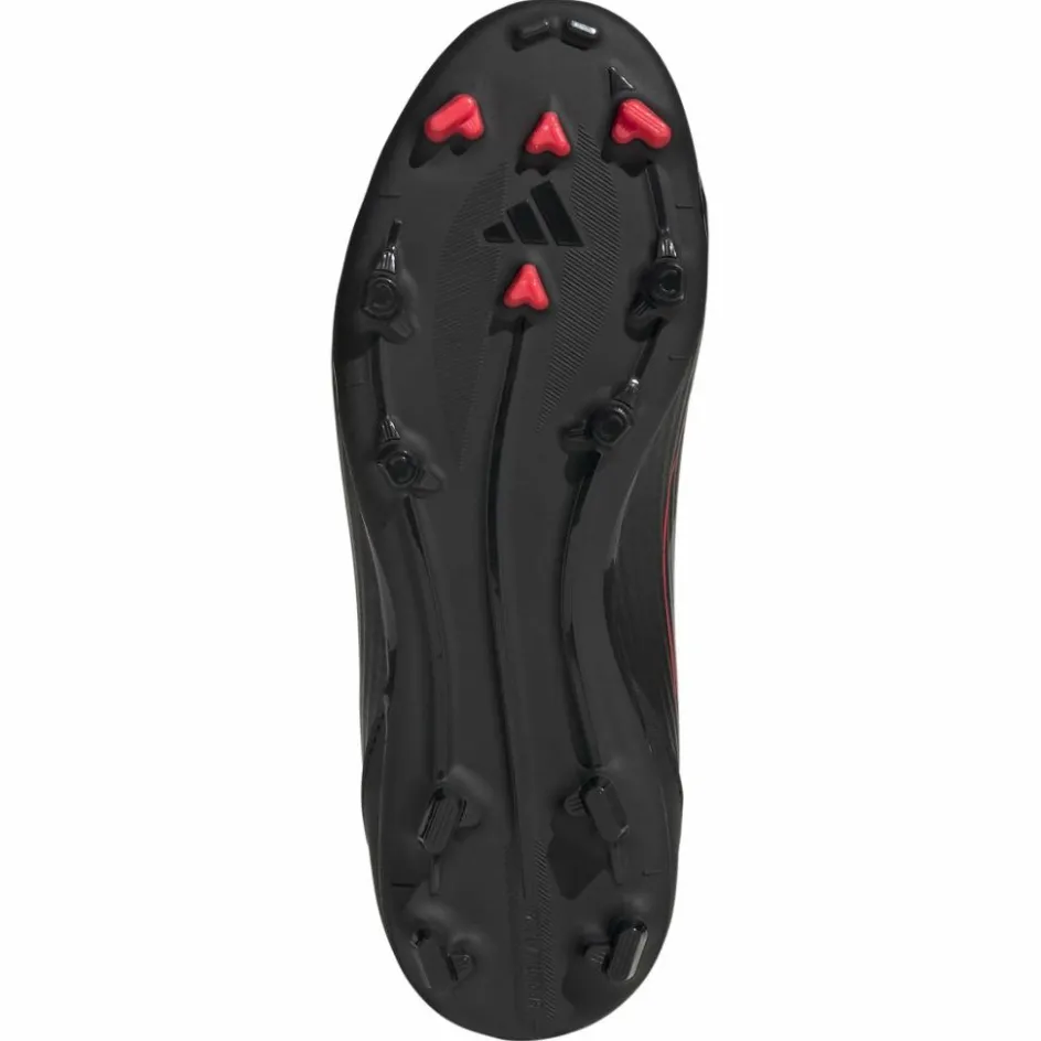 adidas Voetbalschoenen*F50 League Mid FG MG voetbalschoenen junior core black iron metallic lucid red