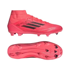 adidas Voetbalschoenen*F50 League Mid-cut FG MG voetbalschoenen turbo aurora black platinum metallic