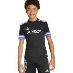 adidas Voetbalkleding*F50 voetbalshirt junior black purple rush