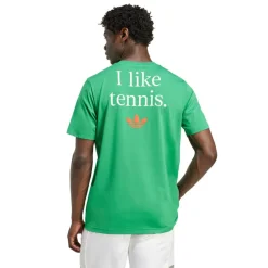 adidas Tenniskleding*Graphic tennisshirt heren green