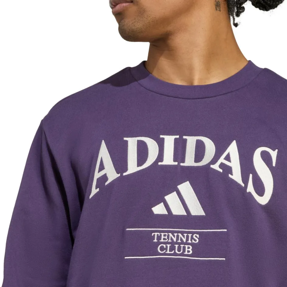 adidas Tenniskleding*Heritage Graphic tennistrui heren burgundy chalk white