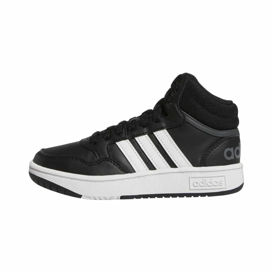 adidas Schoenen*Hoops Mid 3.0 GW0402 schoenen junior black white grey