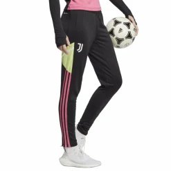 adidas Voetbalkleding*Juventus 22 - 23 trainingsbroek dames black pulse  magenta