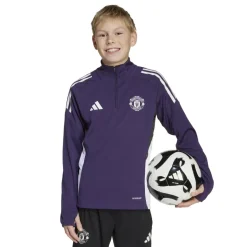 adidas Voetbalkleding*Manchester United Tiro 25 Competition trainingsshirt junior aurora plum