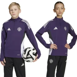 adidas Voetbalkleding*Manchester United Tiro 25 Competition trainingsshirt junior aurora plum