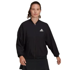 adidas Tenniskleding*Melbourne trainingsjack dames black white