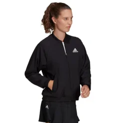 adidas Tenniskleding*Melbourne trainingsjack dames black white