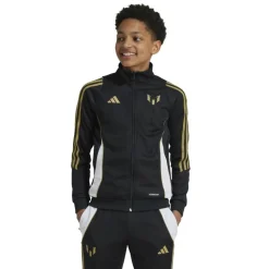 adidas Voetbalkleding*Messi trainingsjack junior black gold