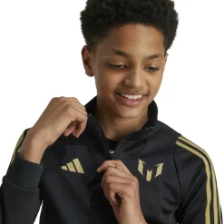 adidas Voetbalkleding*Messi trainingsjack junior black gold