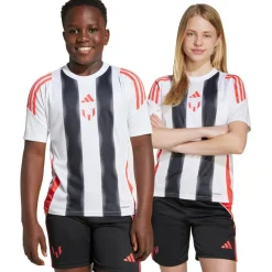 adidas Voetbalkleding*Messi voetbalshirt junior white semi lucid red