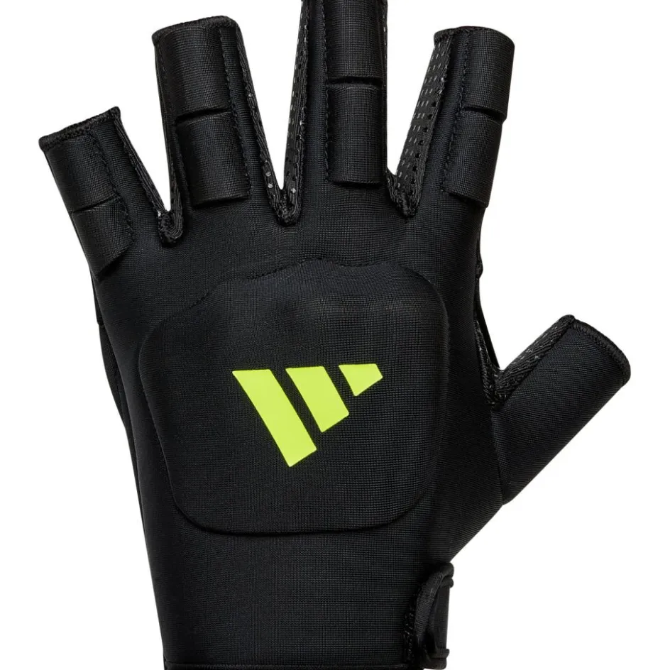 adidas Hockey Bescherming*OD hockeyhandschoen black lucid lemon