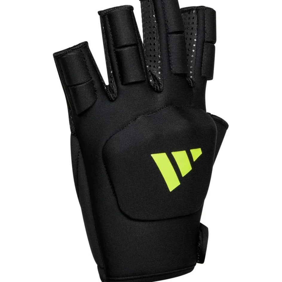 adidas Hockey Bescherming*OD hockeyhandschoen black lucid lemon