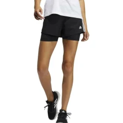 adidas Sportbroek*Pacer 3-Stripes 2-in-1 short dames black