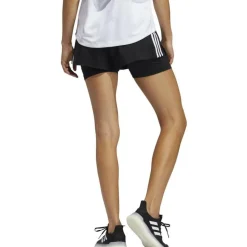 adidas Sportbroek*Pacer 3-Stripes 2-in-1 short dames black