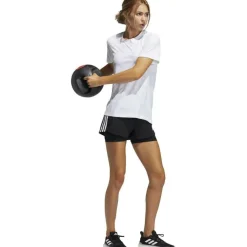 adidas Sportbroek*Pacer 3-Stripes 2-in-1 short dames black