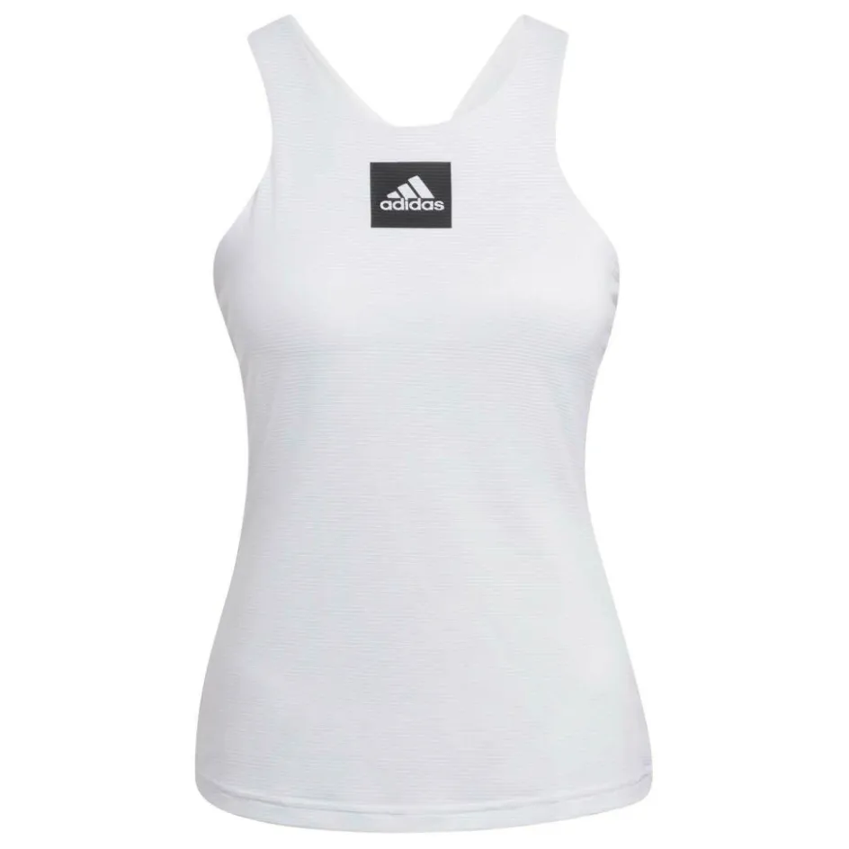 adidas Tenniskleding*Par T Y tennis tanktop dames white black